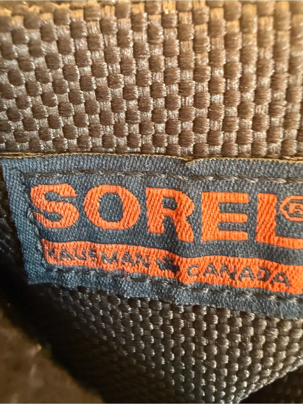 Sorel Kaufman Canada Black Waterproof Vintage Leather Rubber Black Boots, size 7